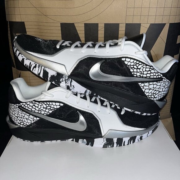NEW Nike By You Sabrina 2 Black White Silver HF0670-900 Men\'s Size 15 main image 7